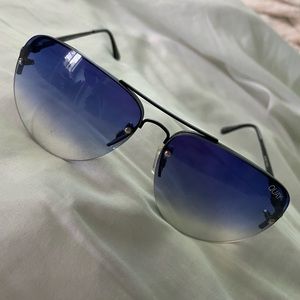 QUAY Australia Blue Ombre Sunglasses 🕶